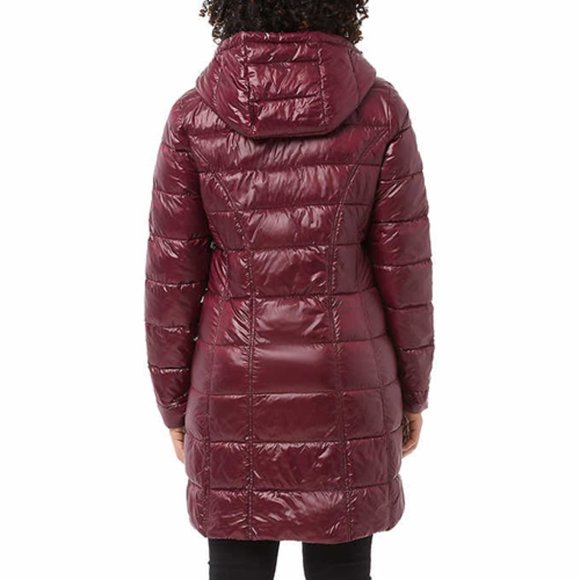 RED NWT Ladies'‎ 3/4 Length Puffer Jacket Aventure - Picture 8 of 10